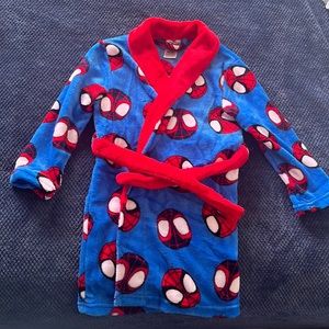 New Marvel Spider Man Toddler Fleece Robe